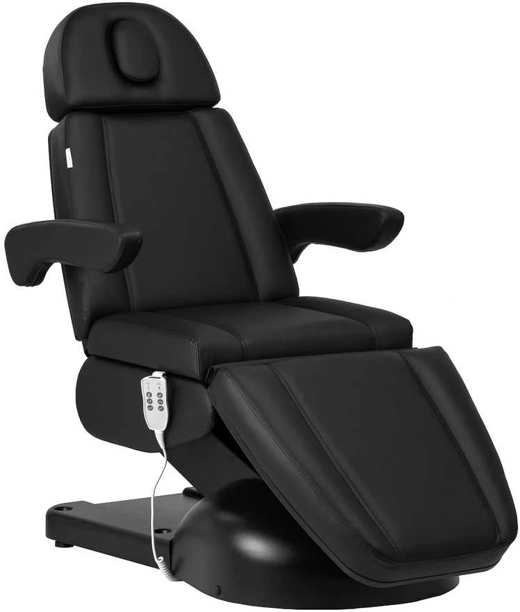 Activeshop Kosmetologinis krėslas Azzurro Lux Electric 3 Motors Juodas
