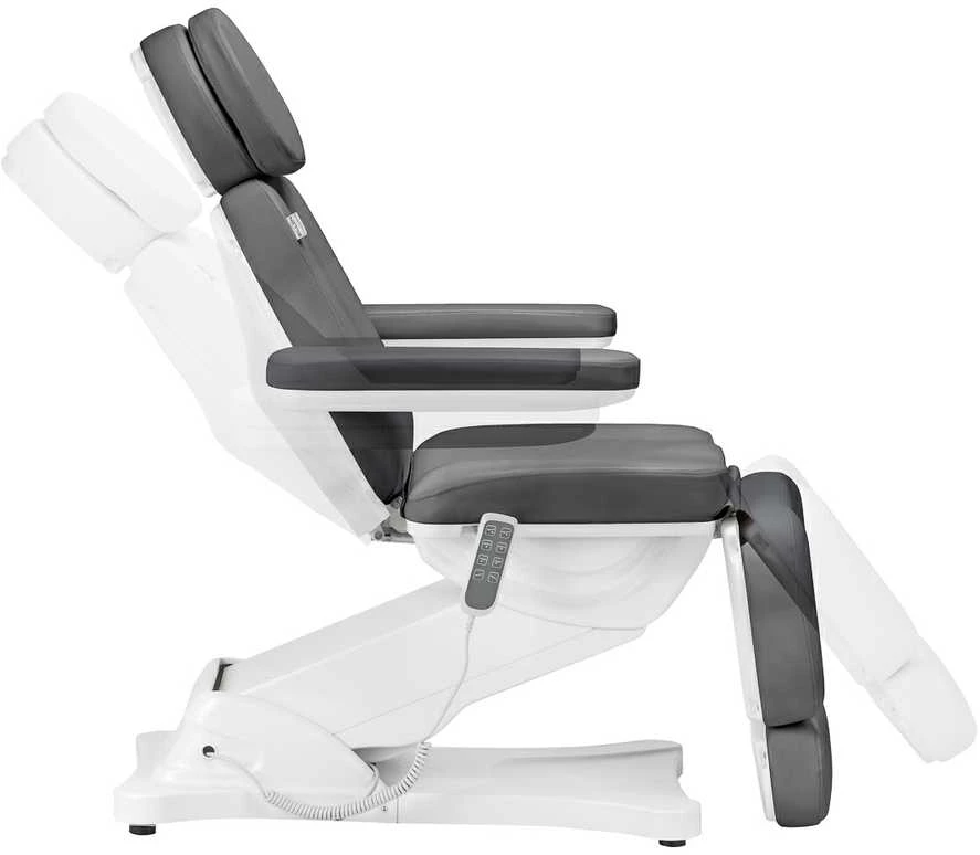Activeshop Kosmetologinis krėslas SILLON CLASSIC 4 MOTOR ELECTRIC Pilkas