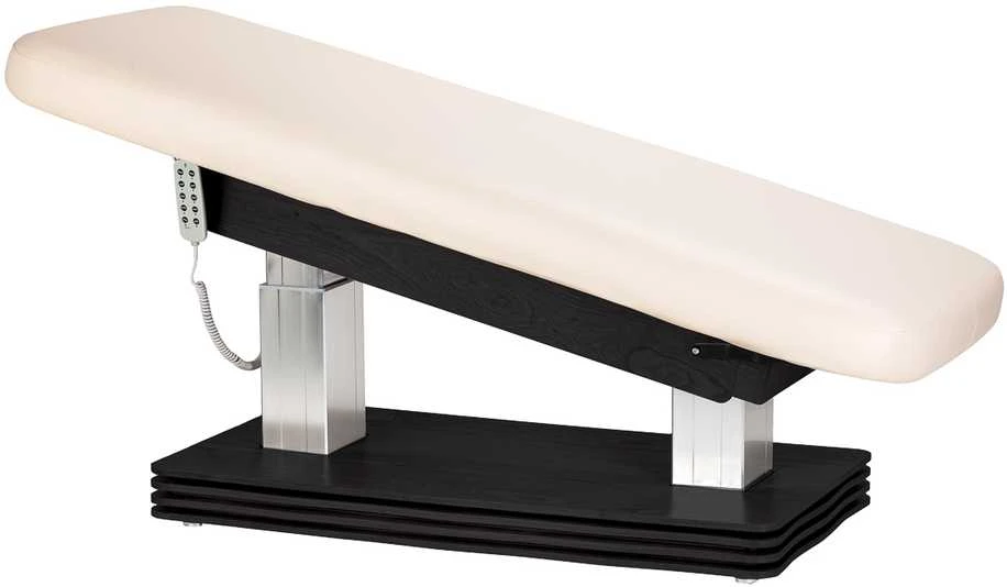Activeshop Kosmetologinis SPA gultas Sillon Comfort cream and juodas
