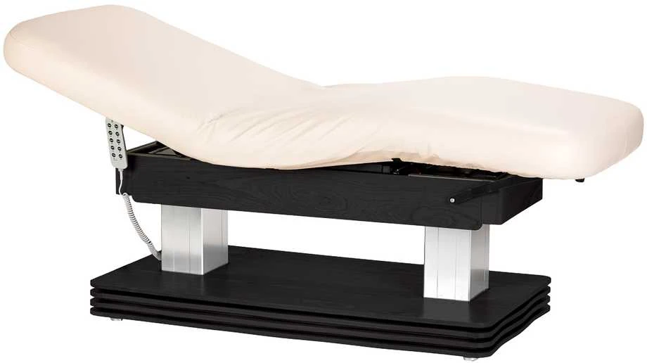 Activeshop Kosmetologinis SPA gultas Sillon Comfort cream and juodas