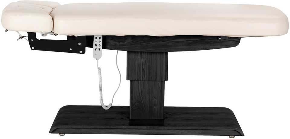 Activeshop Kosmetologinis SPA gultas Sillon Relax cream and juodas