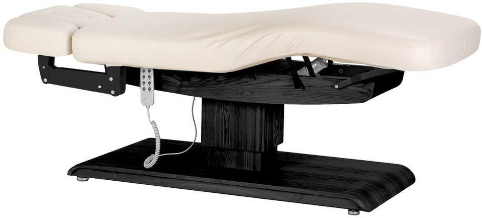 Activeshop Kosmetologinis SPA gultas Sillon Relax cream and juodas