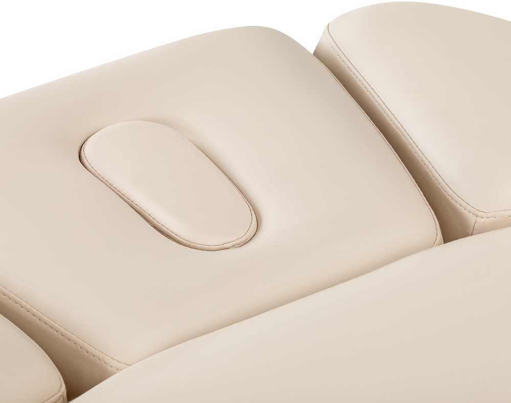 Activeshop Kosmetologinis SPA gultas Sillon Relax cream and juodas