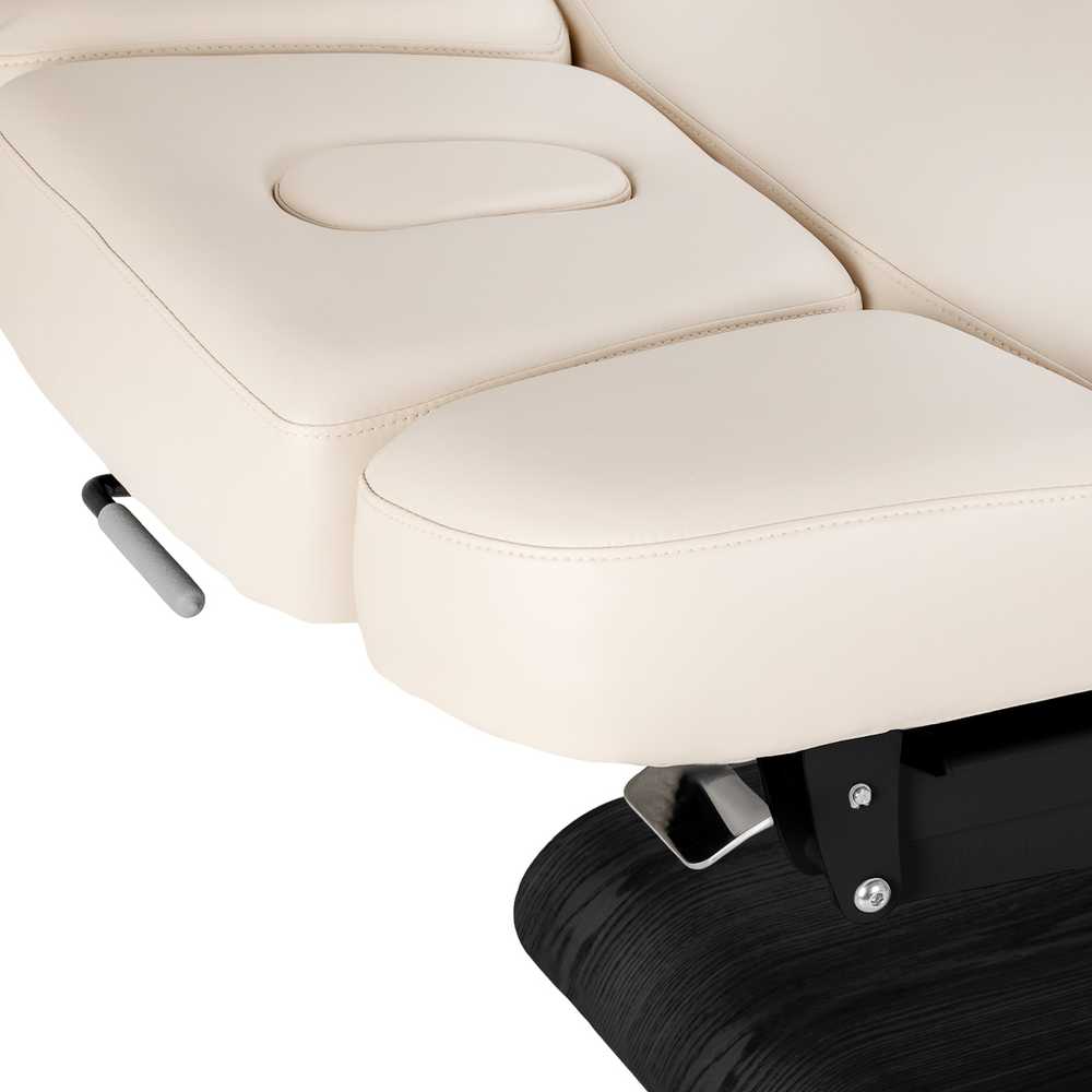 Activeshop Kosmetologinis SPA gultas Sillon Relax cream and juodas