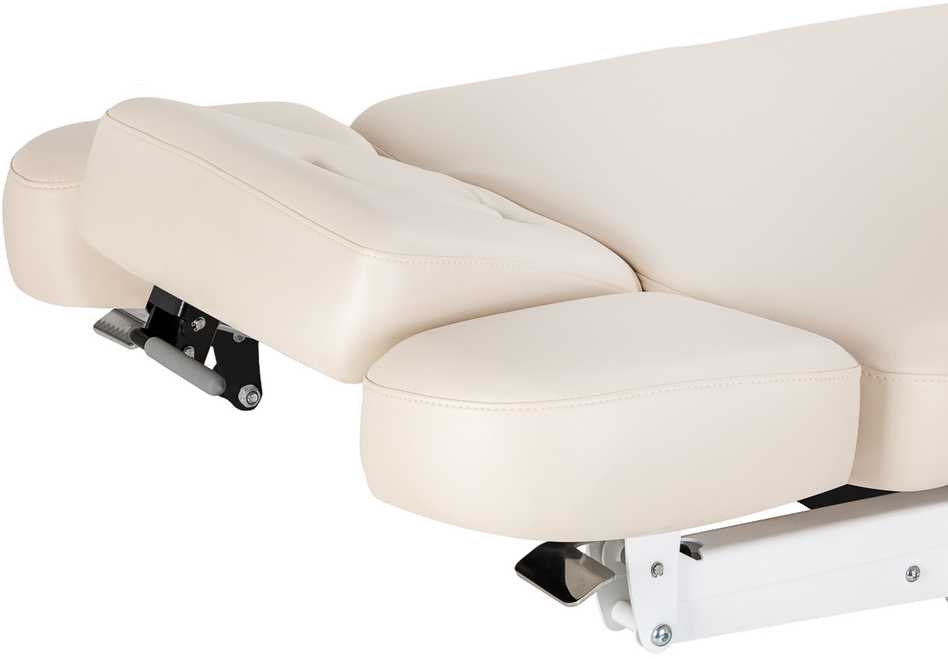 Activeshop Kosmetologinis SPA gultas Sillon Relax cream and juodas