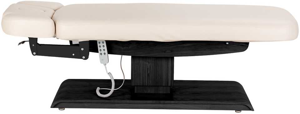 Activeshop Kosmetologinis SPA gultas Sillon Relax cream and juodas