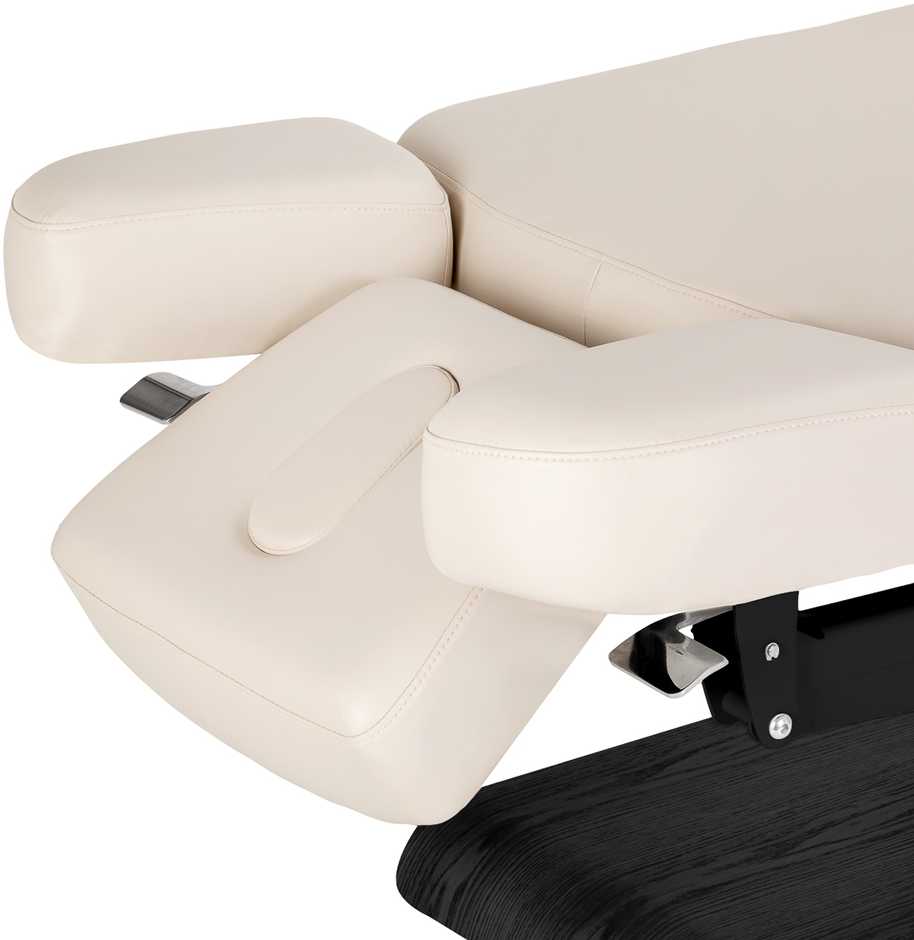 Activeshop Kosmetologinis SPA gultas Sillon Relax cream and juodas