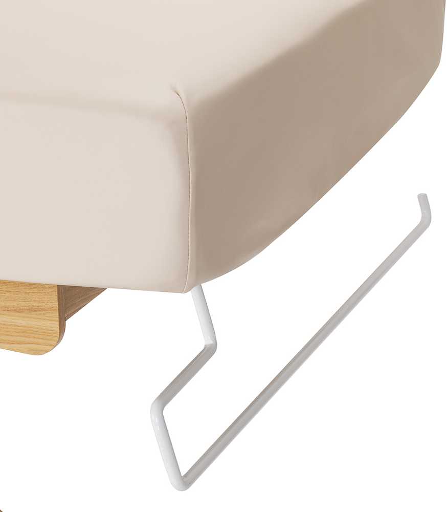 Activeshop Kosmetinė SPA lova „Sillon Siesta“ kreminės ir rudos spalvos