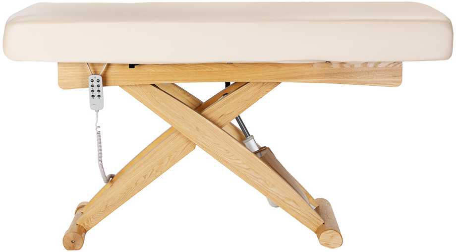 Activeshop Kosmetinė SPA lova „Sillon Siesta“ kreminės ir rudos spalvos