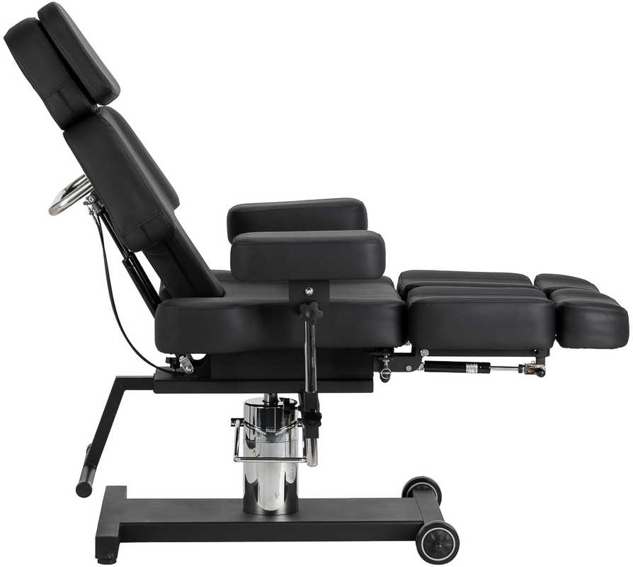 Activeshop Kosmetologinis tatuiruočių krėslas Pro Ink 605 Juodas