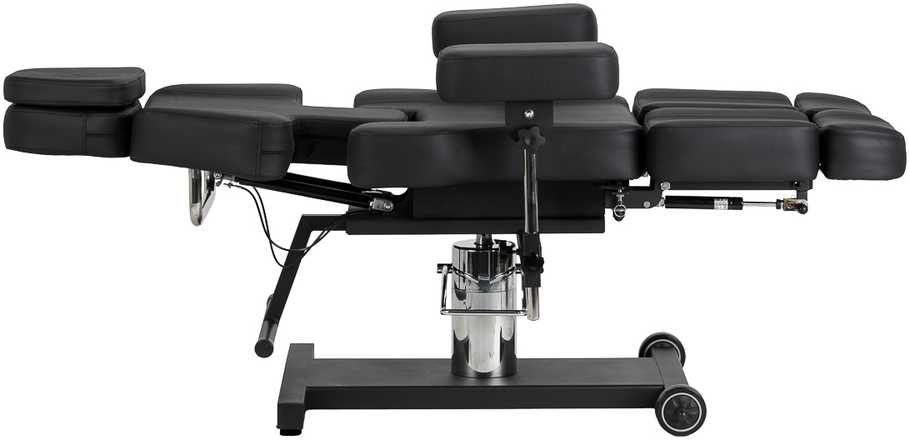 Activeshop Kosmetologinis tatuiruočių krėslas Pro Ink 605 Juodas