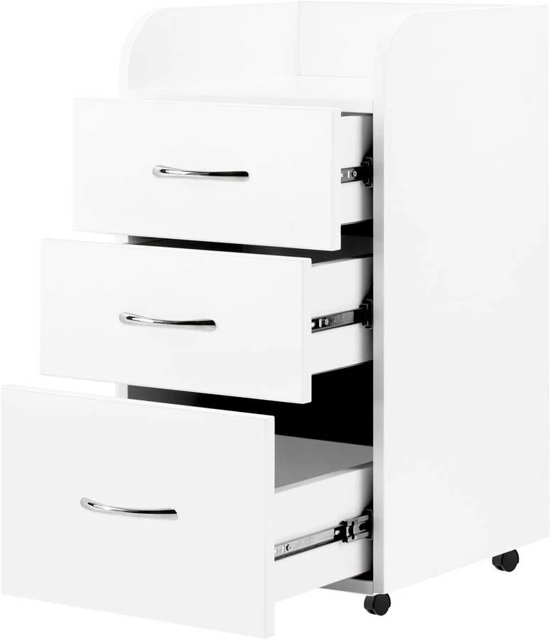 Activeshop Kosmetologinis vežimėlis su stalčiais Combi Baltas