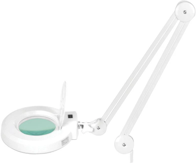 Kosmetologo rinkinys: hidraulinis krėslas A210 + LED lempa S5 + meistro kėdė AM-302, balta