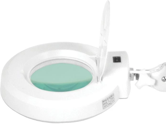 Kosmetologo rinkinys: hidraulinis krėslas A210 + LED lempa S5 + meistro kėdė AM-302, balta
