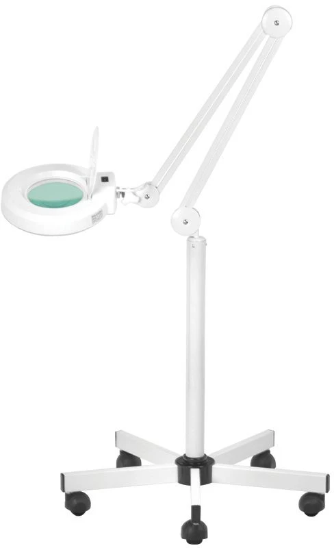 Kosmetologo rinkinys: hidraulinis krėslas A210 + LED lempa S5 + meistro kėdė AM-302, balta