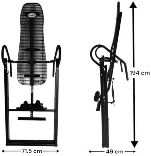 Kūno tempimo inversinis stalas VELLOFIT 300