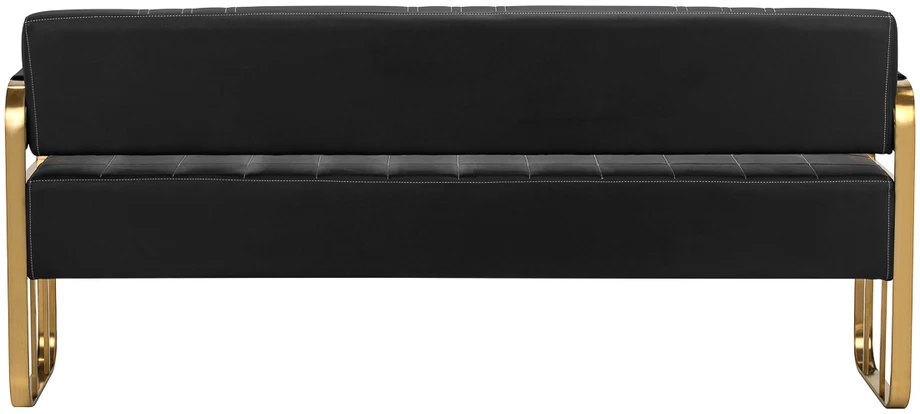 Activeshop Gabbio Avila laukiamojo sofa, aukso ir juodos spalvos