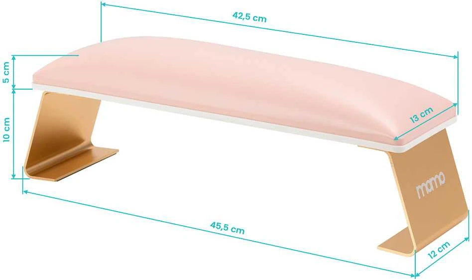 Activeshop Manikiūro porankis Momo 7-M pink and auksinis