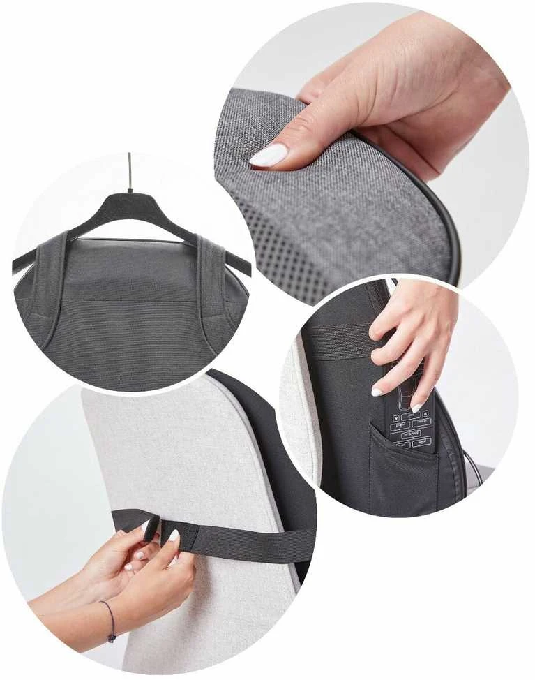 Masažinė sėdynė su kūno skenavimo funkcija Lanaform Bodyscan Massager