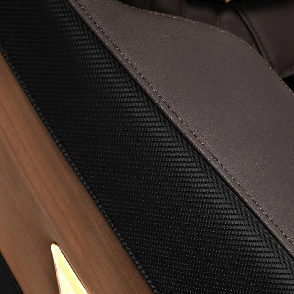 Activeshop Masažinis krėslas Sakura 306A Classic Wood Leather