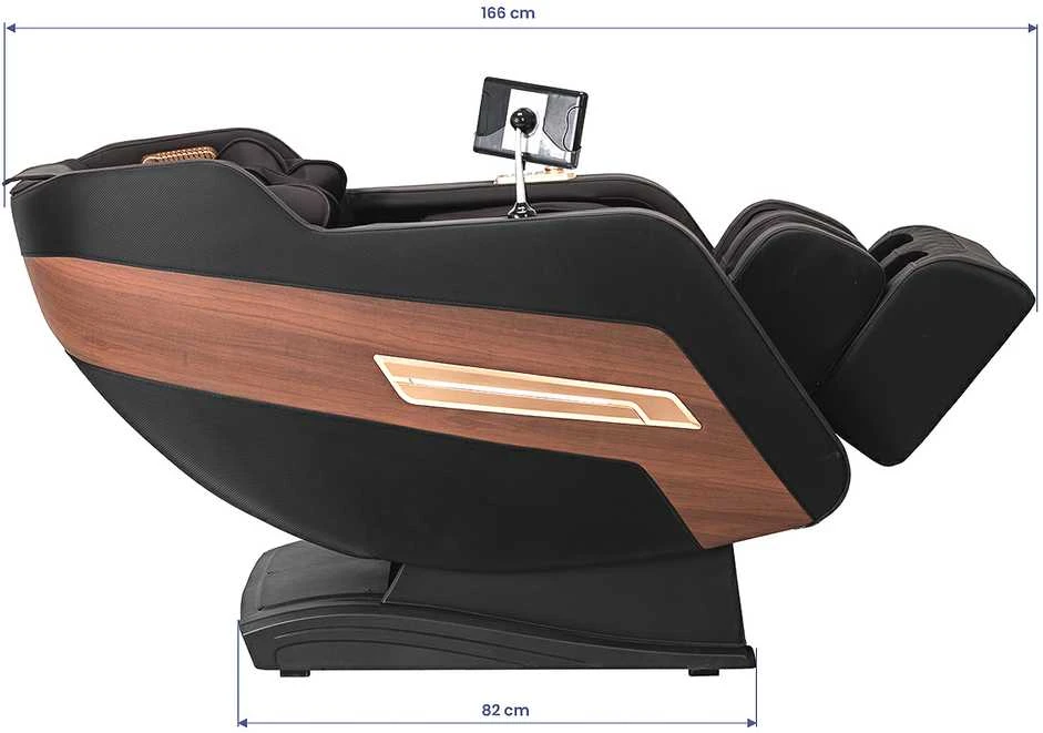 Activeshop Masažinis krėslas Sakura 306A Classic Wood Leather