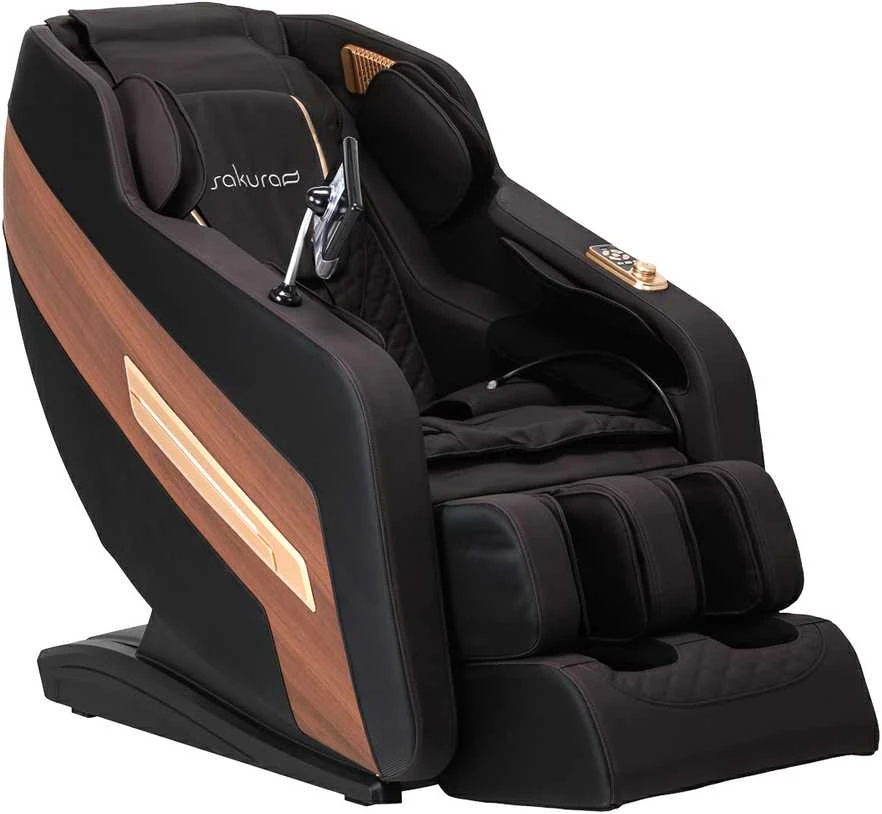 Activeshop Masažinis krėslas Sakura 306A Classic Wood Leather