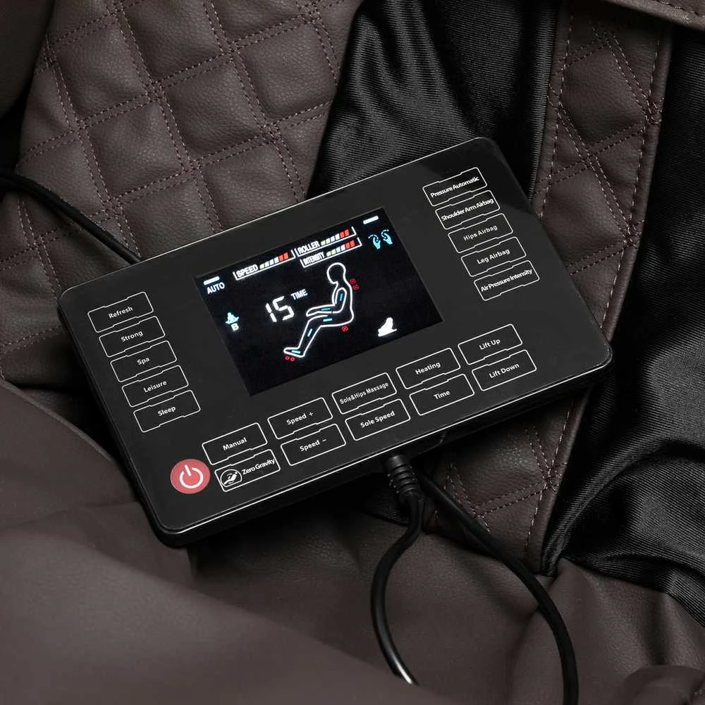 Activeshop Masažinis krėslas Sakura 306A Classic Wood Leather