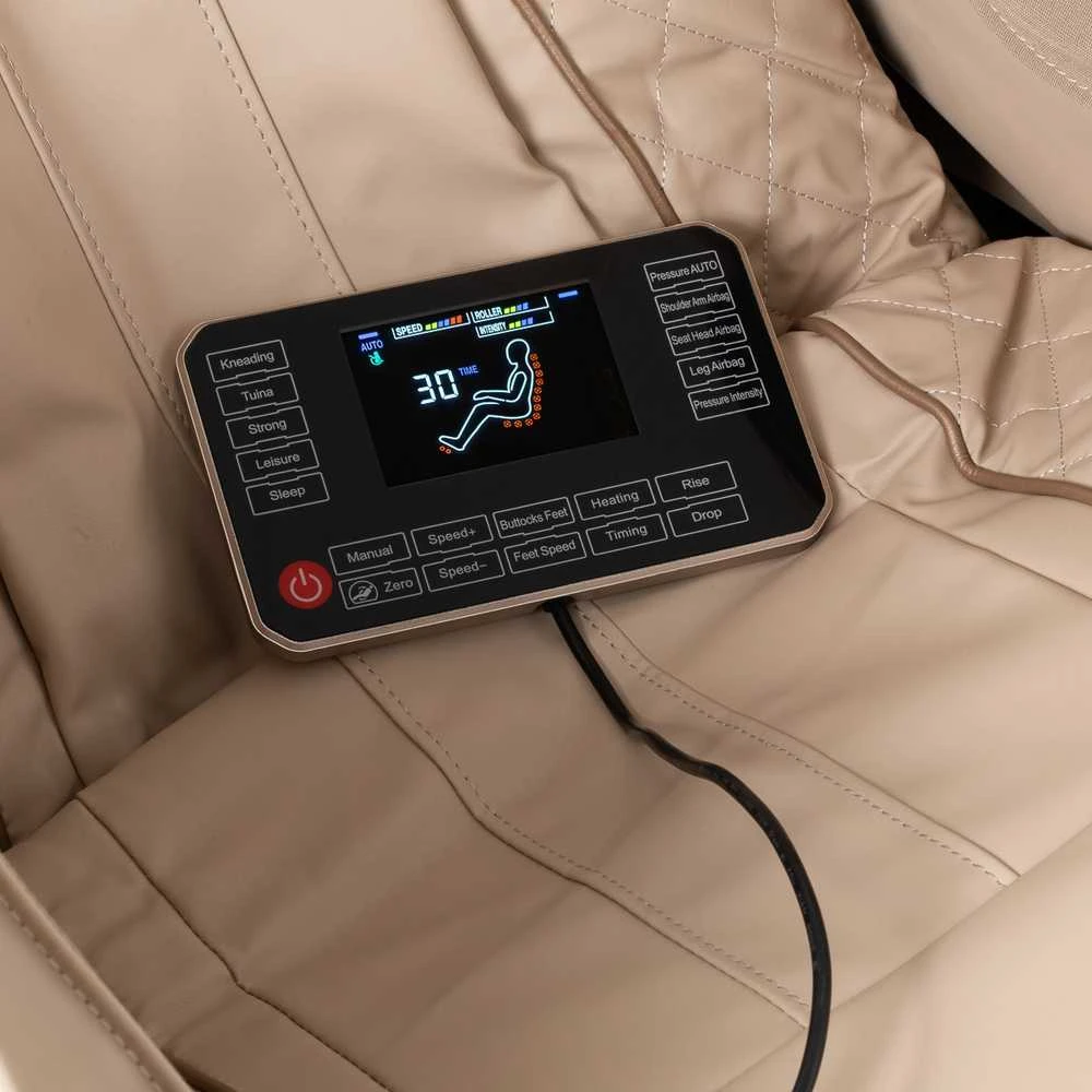Activeshop Masažinis krėslas Sakura Prime 108 Creamy rusvai gelsvas