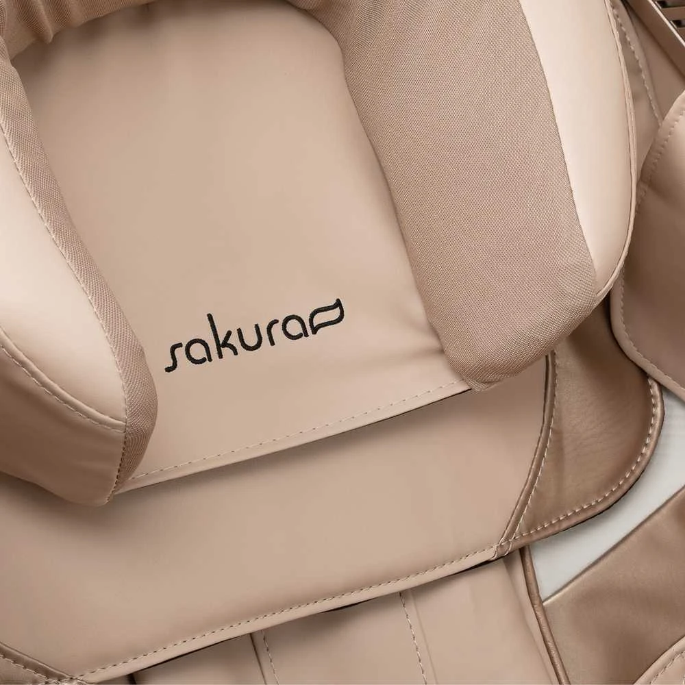 Activeshop Masažinis krėslas Sakura Prime 108 Creamy rusvai gelsvas