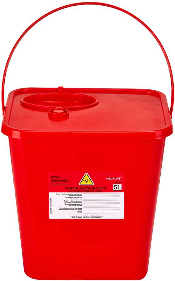 Activeshop Medicininis atliekų konteineris 5 L