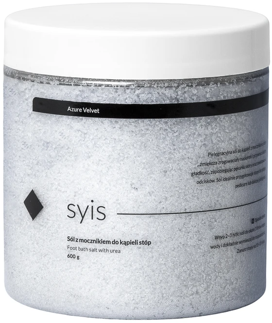 Activeshop Minkštinamoji pėdų vonelės druska su karbamidu SYIS Azure Velvet 600 g