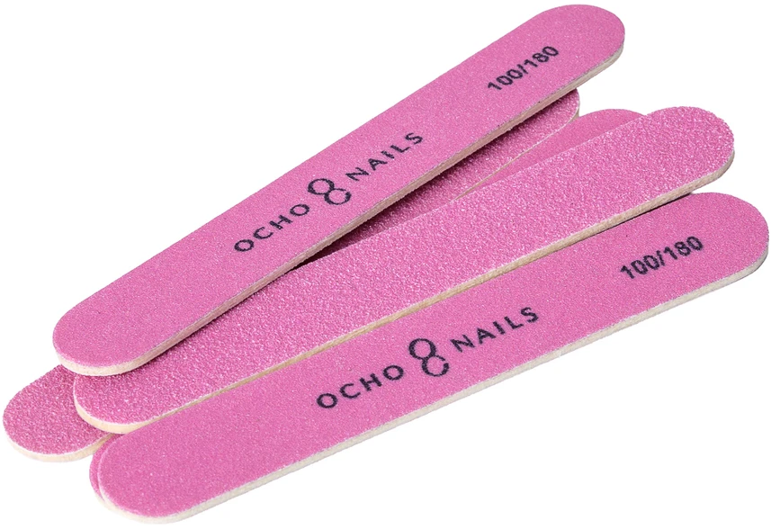 Activeshop Nagų dildės Ocho Nails mini tiesios 100/180, 50 vnt.