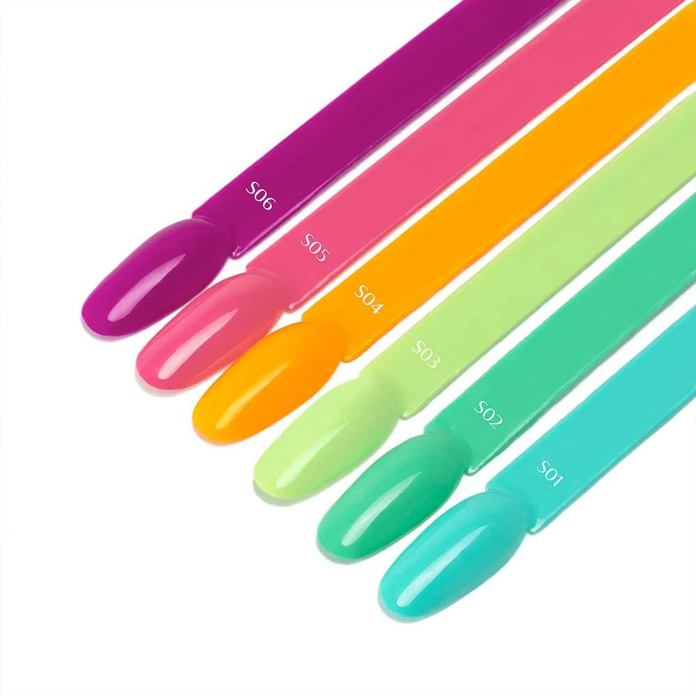 Activeshop OCHO NAILS hibridinis nagų lakas Sorbet S02, 5 g