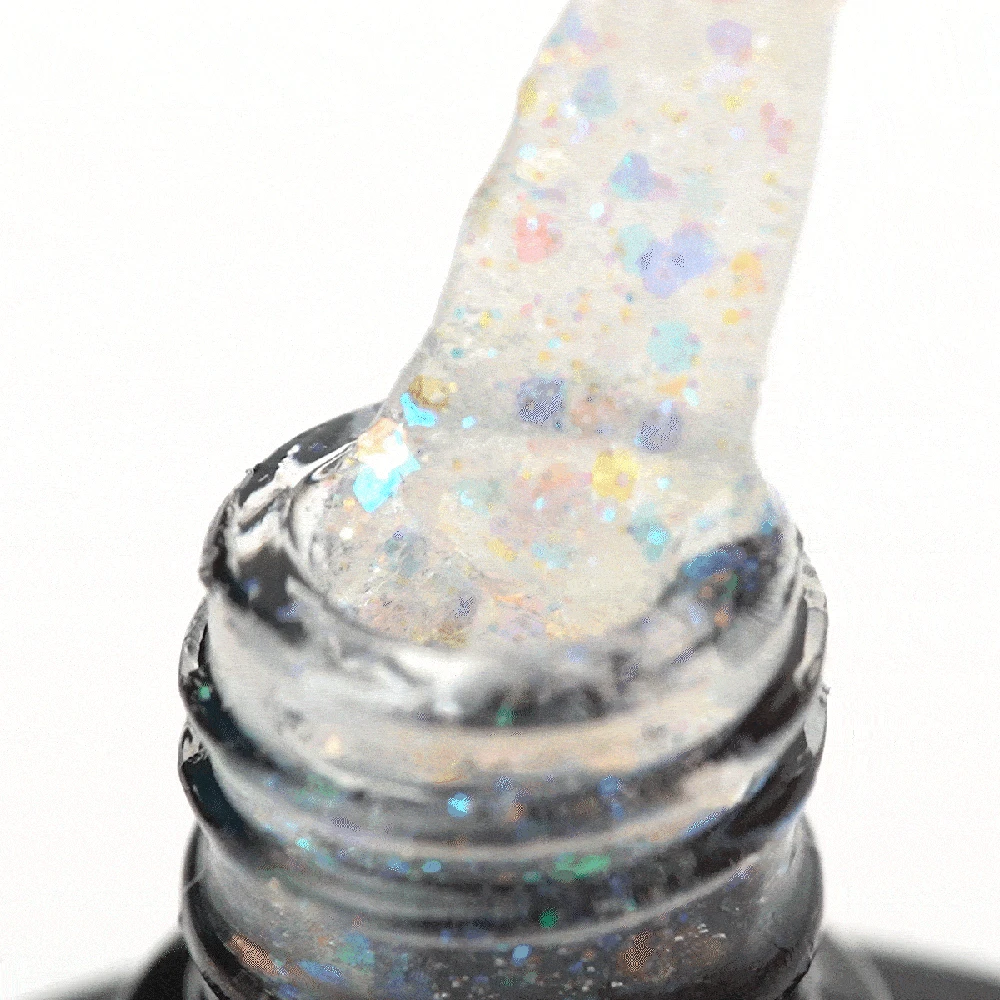 Activeshop Hibridinis nagų lakas Ocho Nails Glitter G01, 5 g