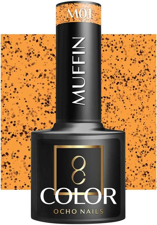 Activeshop OCHO NAILS hibridinis nagų lakas Muffin M01, 5 g