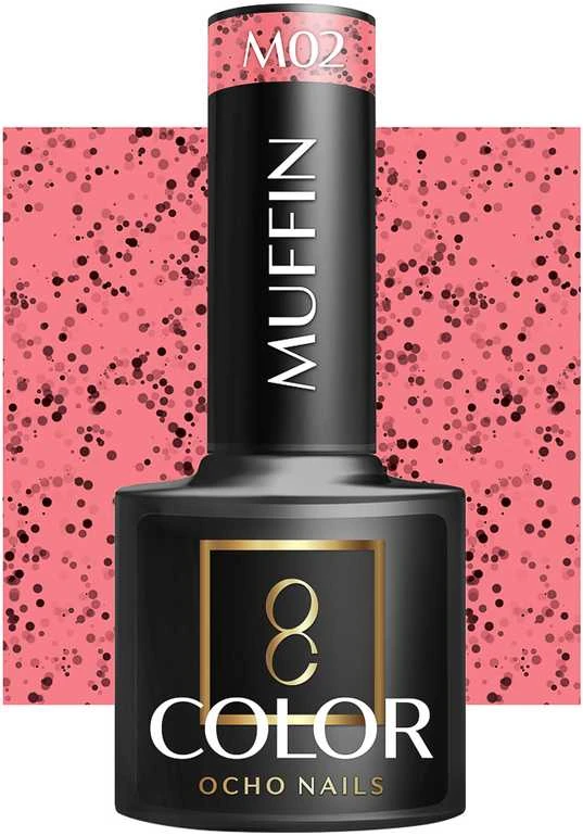 Activeshop OCHO NAILS hibridinis nagų lakas Muffin M02, 5 g