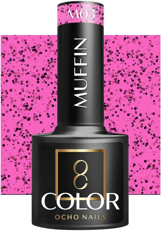 Activeshop OCHO NAILS hibridinis nagų lakas Muffin M03, 5 g