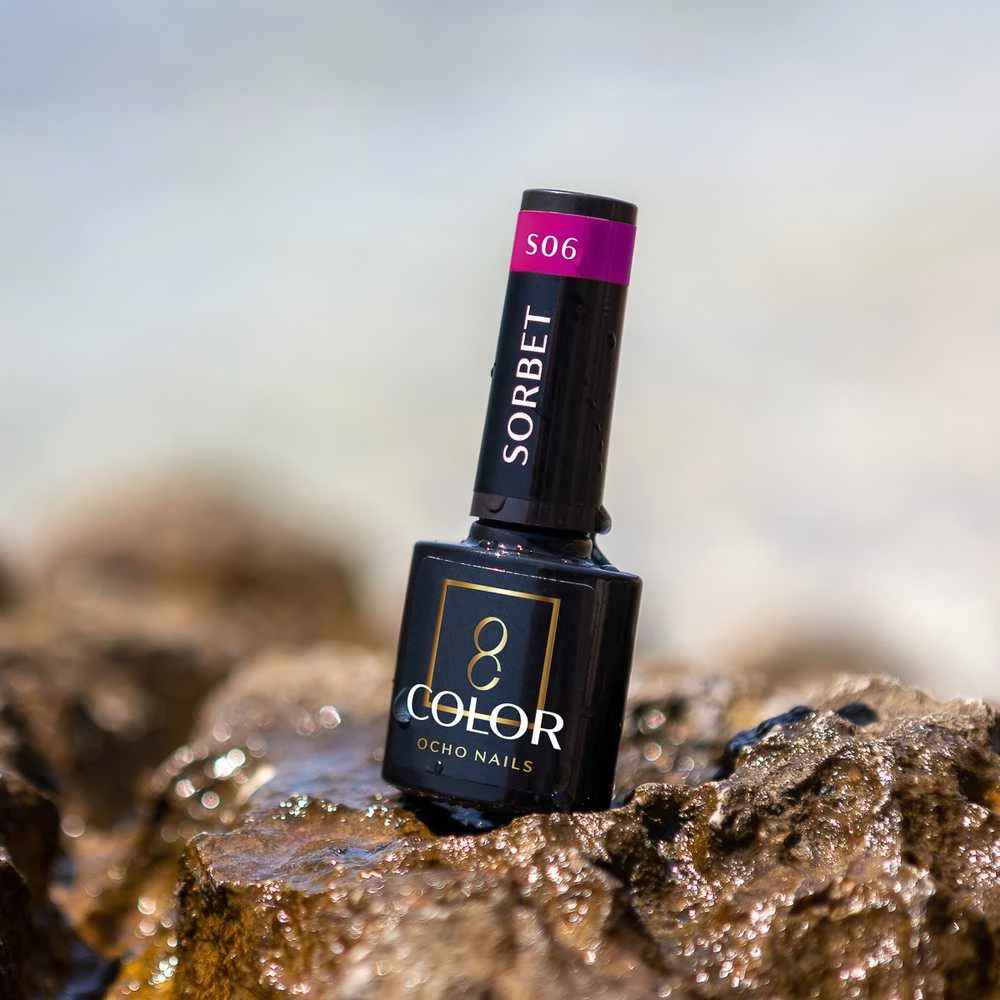 Activeshop OCHO NAILS hibridinis nagų lakas Sorbet S06, 5 g