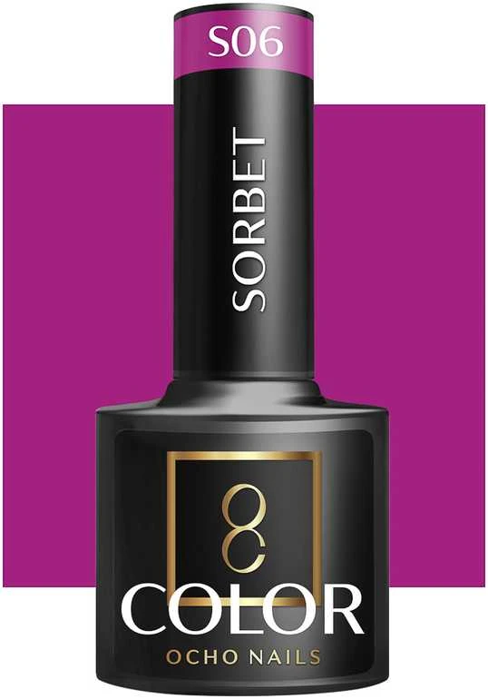 Activeshop OCHO NAILS hibridinis nagų lakas Sorbet S06, 5 g