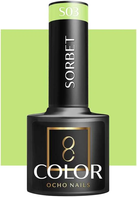 Activeshop OCHO NAILS hibridinis nagų lakas Sorbet S03, 5 g