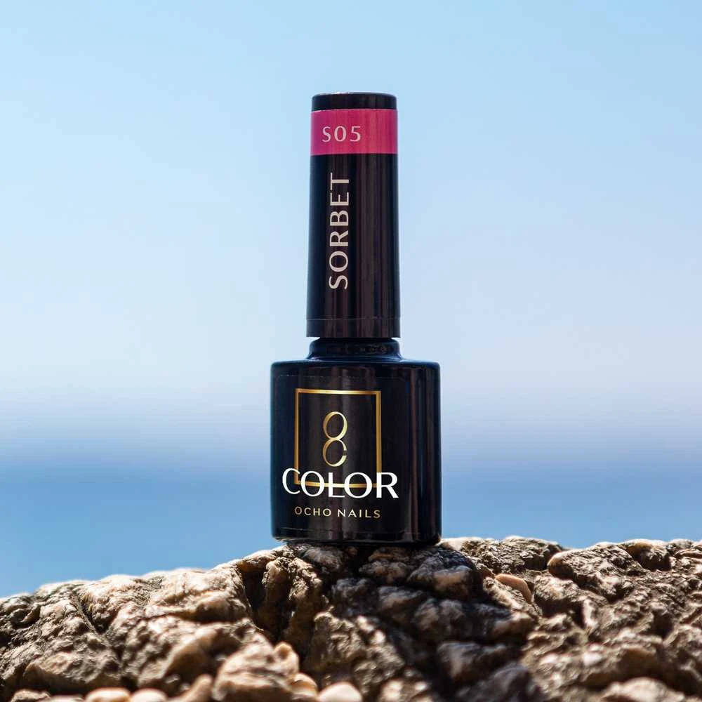 Activeshop OCHO NAILS hibridinis nagų lakas Sorbet S05, 5 g