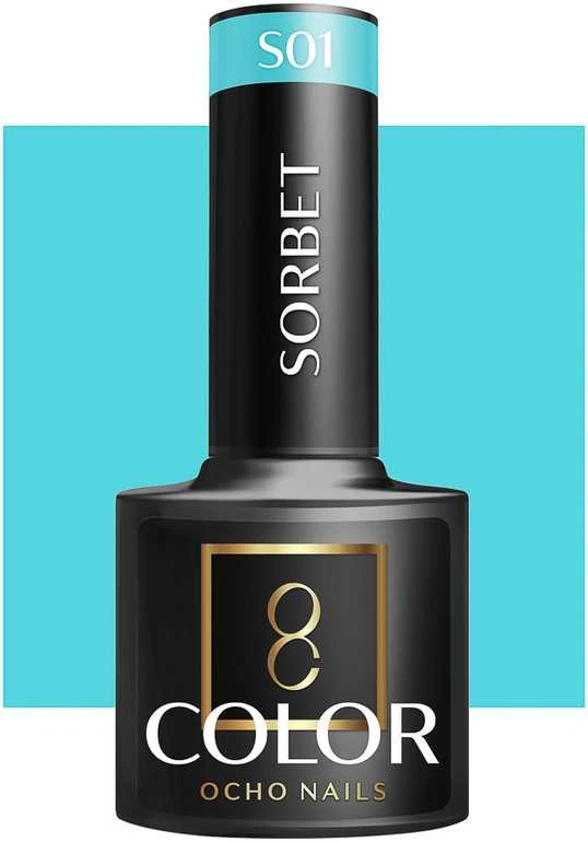 Activeshop OCHO NAILS hibridinis nagų lakas Sorbet S01, 5 g