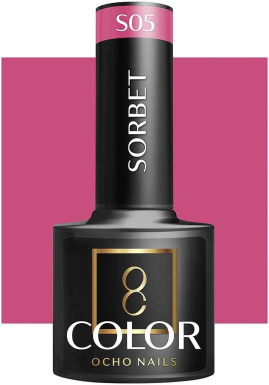 Activeshop OCHO NAILS hibridinis nagų lakas Sorbet S05, 5 g