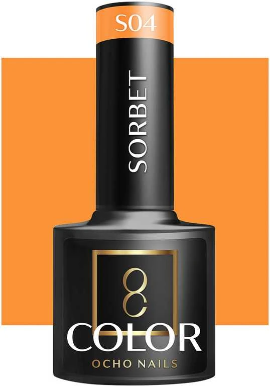Activeshop OCHO NAILS hibridinis nagų lakas Sorbet S04, 5 g