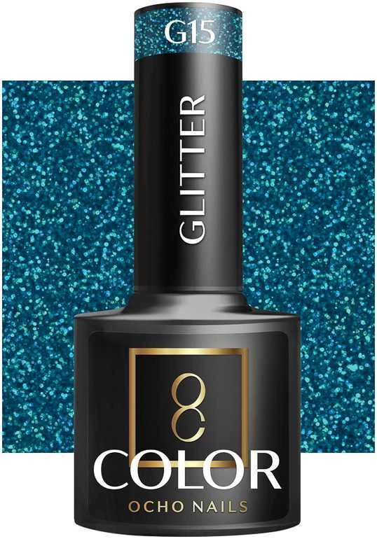 Activeshop OCHO NAILS hibridinis lakas glitter G15 -5 g