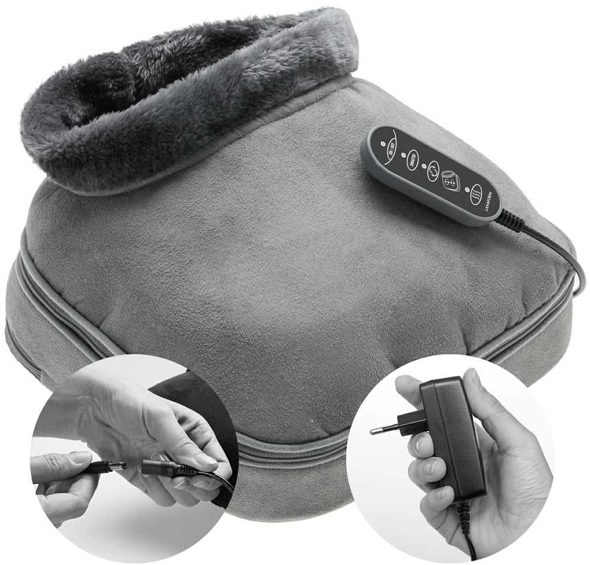 Pėdų masažuoklis-šildyklė Lanaform 2-in-1 Shiatsu Comfort