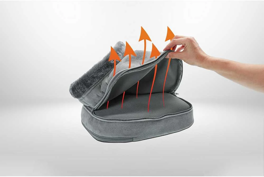 Pėdų masažuoklis-šildyklė Lanaform 2-in-1 Shiatsu Comfort