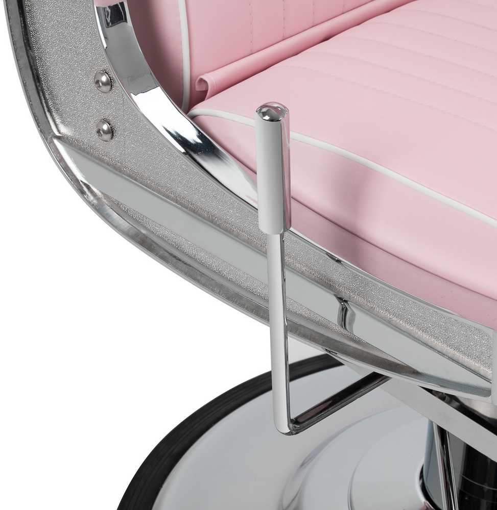 Activeshop Rožinė Kirpyklos barberio kėdė Gabbiano Visionerio Rožinė and Chrome