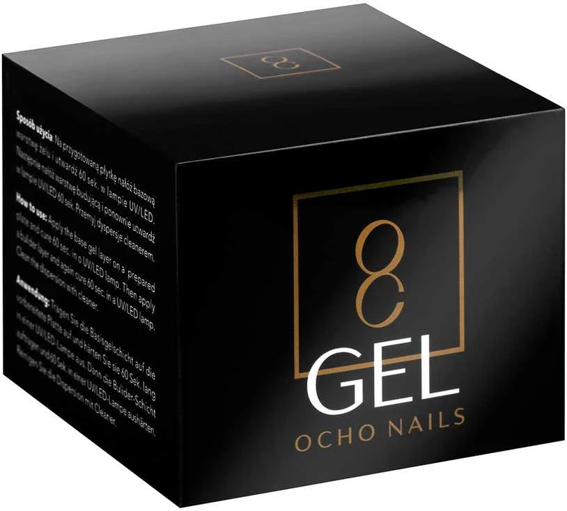 Activeshop Rožinė Statybinis nagų gelis OCHO NAILS Construction Light Rožinė, 30 g