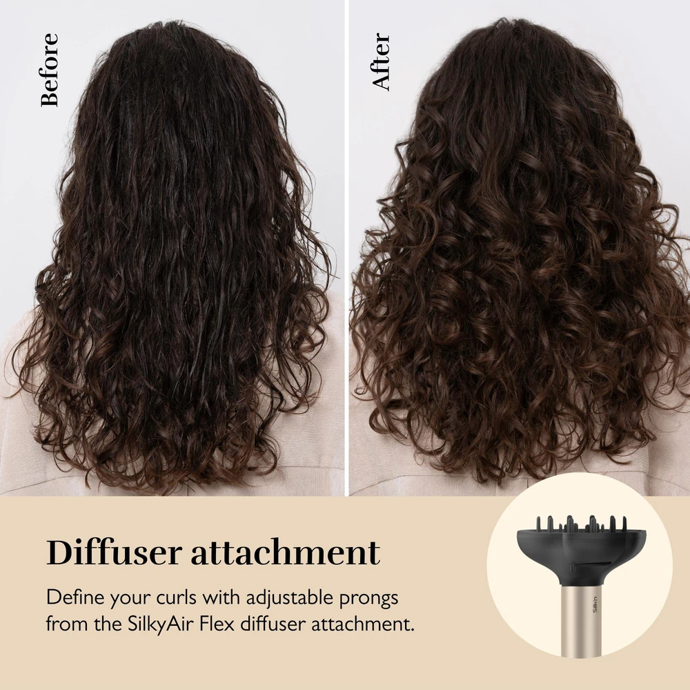 Plaukų džiovintuvas ir formavimo prietaisas Silk'n SilkyAir Flex 8-in-1